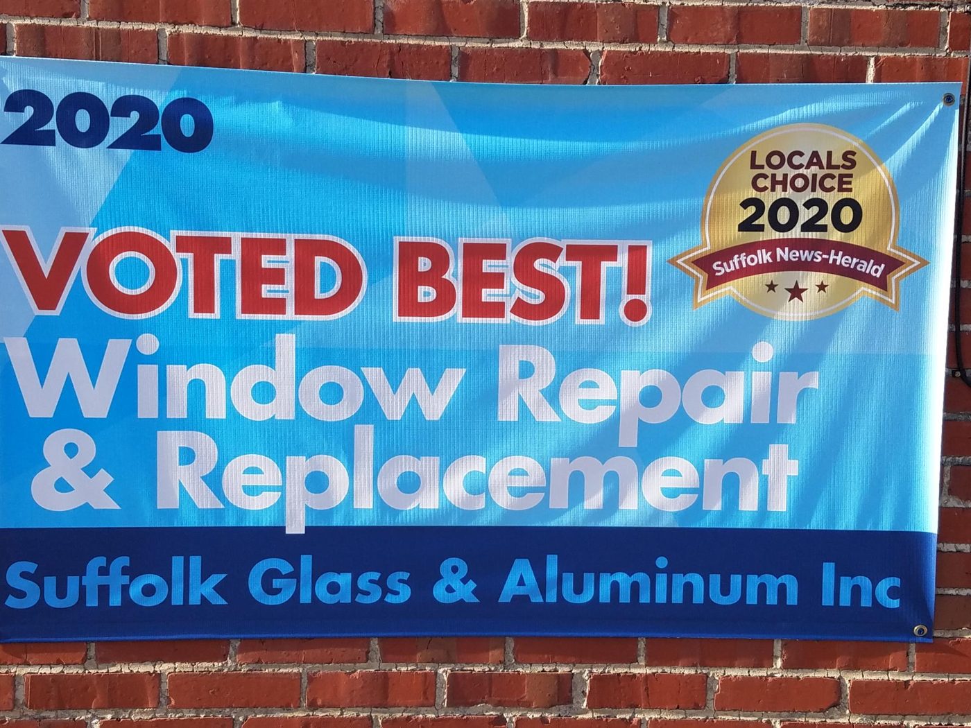 Voted Best Window Repair & Replacement, Locals Choice 2020